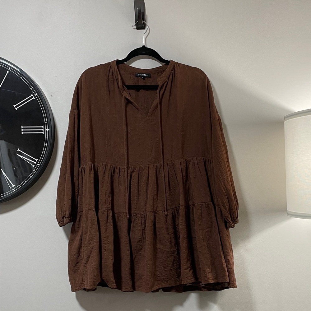Papermoon Brown Tunic Top